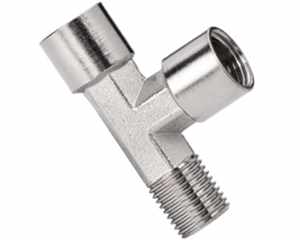 brass pipe fitting female to male run tee