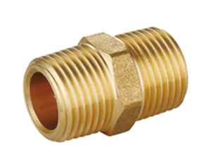 brass pipe fitting hex nipple