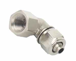 female straight brass push on fittings