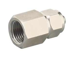 female straight brass push on fittings