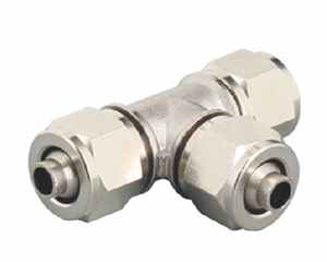 union tee brass push on fittings