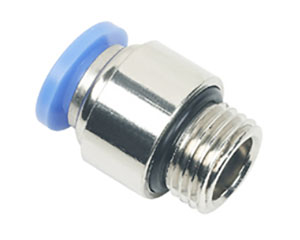 hexagon male connector composite push in fittings bspp thread g thread