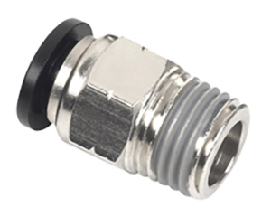 10mm tube to R 1/2 thread male connector push to connect fitting