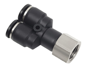 composite push to connect fittings female Y