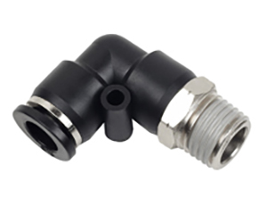 composite push to connect fittings male swivel elbow