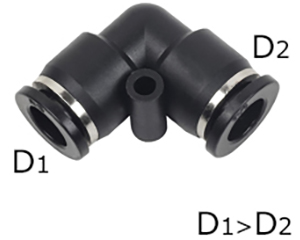 composite push to connect fittings union elbow reducer