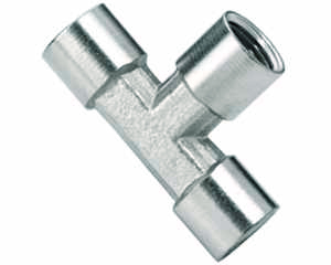 stainless steel pipe fitting female tee