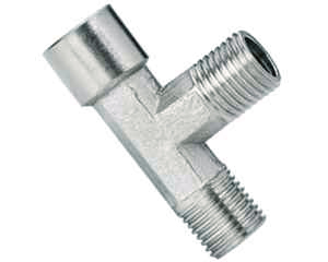 stainless steel pipe fitting male to female tun tee