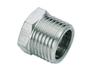 stainless steel pipe fitting male plug