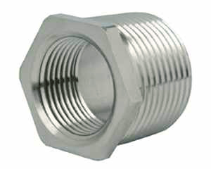 stainless steel pipe fitting male to female reducing bushing