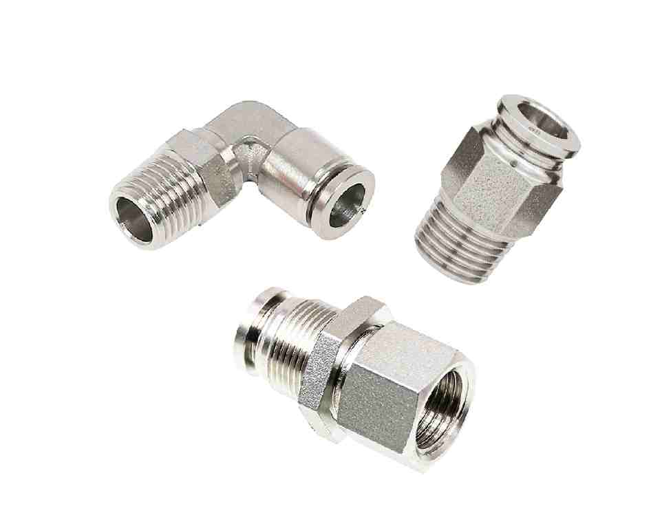 stainless steel push to connect fittings