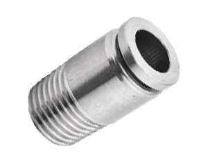 hexagon male straight stainless steel push to connect fittings