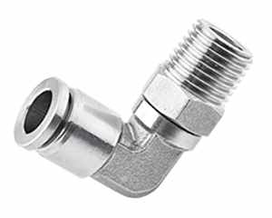 male swivel elbow stainless steelpush to connect fittings