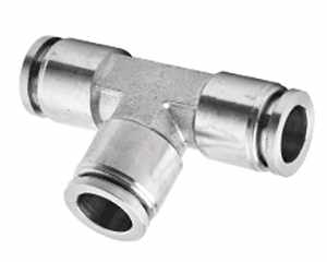 union tee reducer stainless steel push to connect fittings