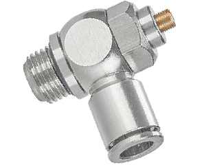 brass slot speed flow control valve