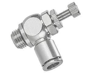 brass speed flow control valve