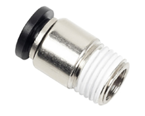 4mm tube to M4 thread hexagon male connector push to connect fitting